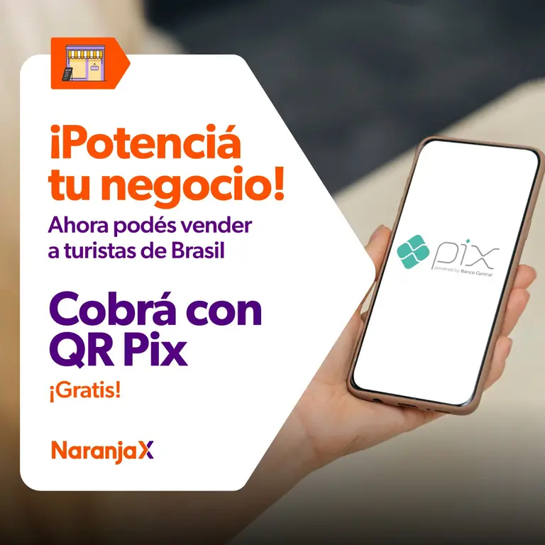 Naranja X incorpora PIX y se convierte en la primera fintech en aceptar pagos desde cuentas brasileñas