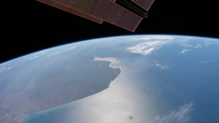 Así se ve Buenos Aires desde la Estación Espacial Internacional
