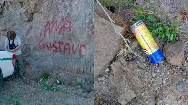 VIDEO | Escracharon a un camionero por vandalismo en el Parque Nacional Nahuel Huapi