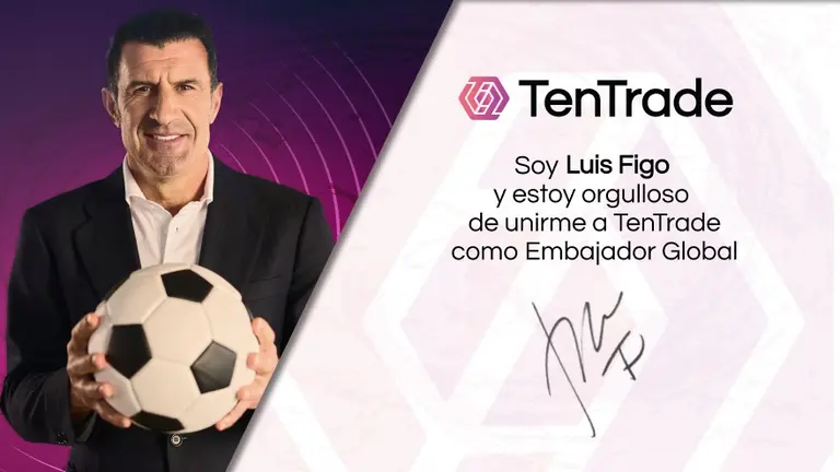 Luis Figo, embajador global de TenTrade