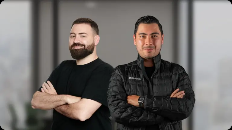 Juan Pablo Boccardi, VP GTM y Santiago Gómez, Co-Founder & COO de Simetrik 