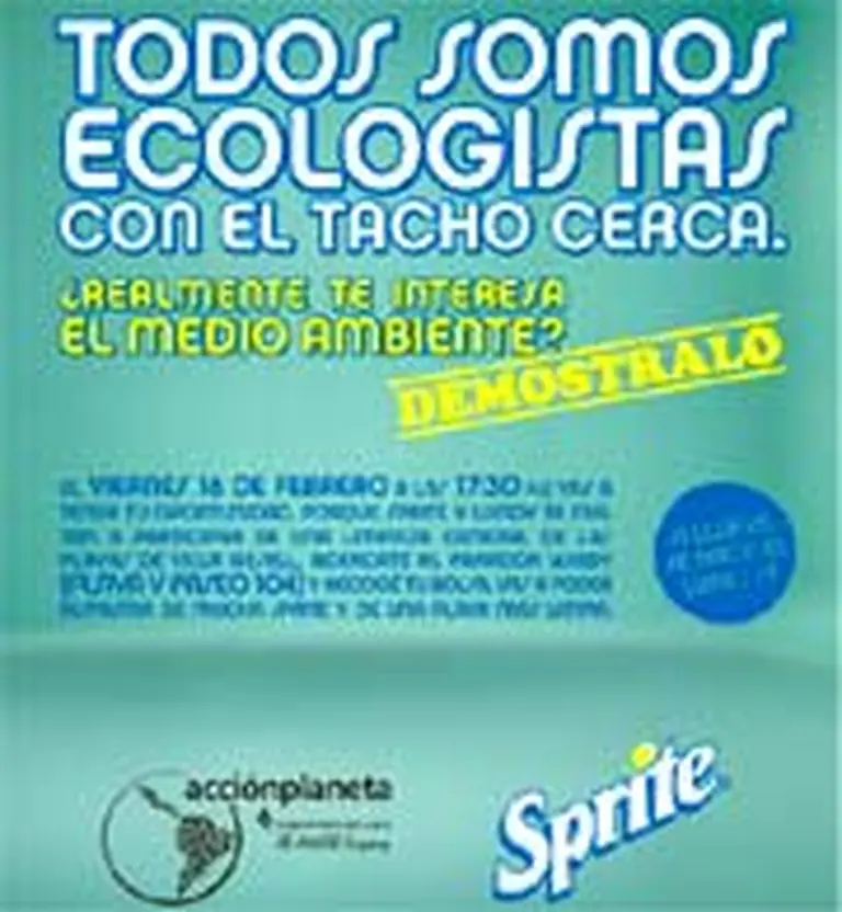 Sprite se sube a las acciones de verano ecológicas