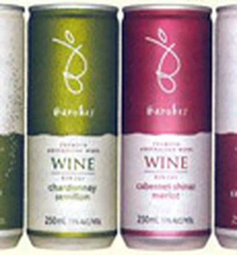 Australia trae a la Argentina la moda del vino en lata