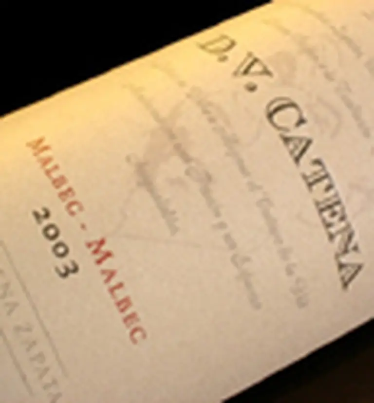 Catena Zapata lanza el vino más caro de la Argentina