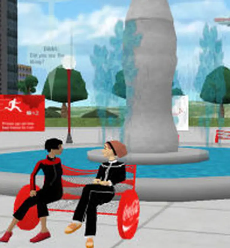 Coca Cola abre una isla en el mundo virtual there.com