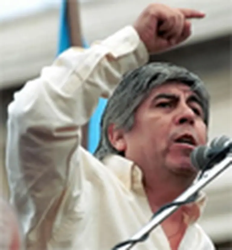 El sindicato de Moyano instala un simulador de manejo