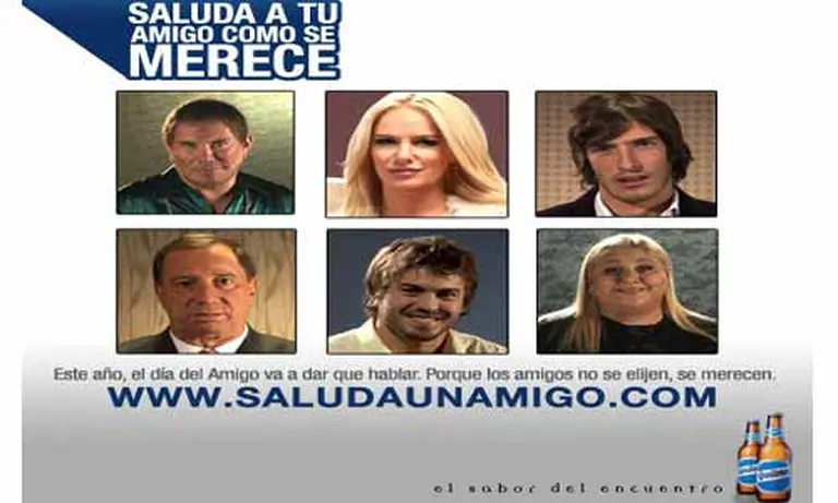 Buenas noticias para la campaña "Saludá a un amigo" de Quilmes