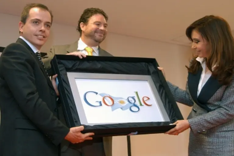 La Presidenta visitó las nuevas oficinas de Google en Buenos Aires