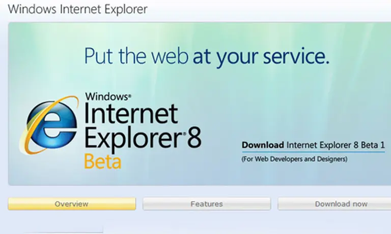 Microsoft responde a Firefox con Internet Explorer 8