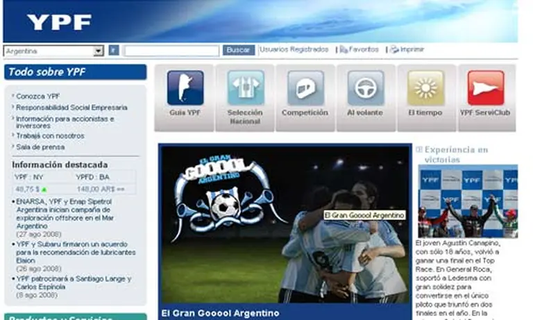 YPF cambió su imagen para ser "más argentina"