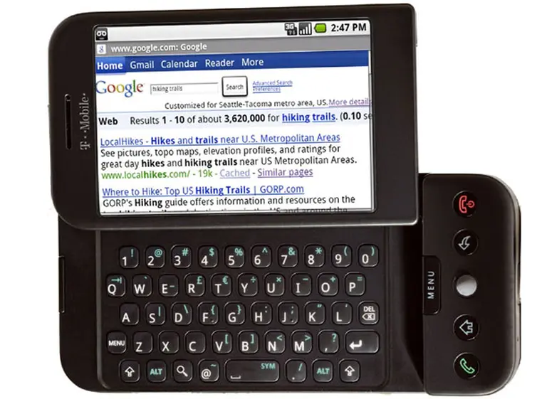 Google presentó el primer celular con su software