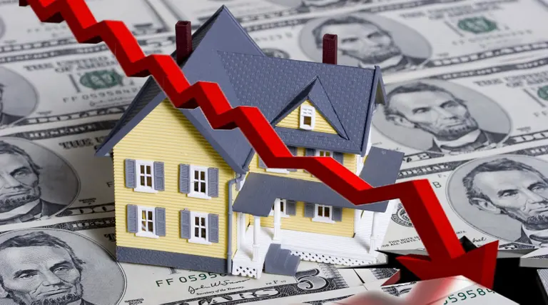 Los créditos hipotecarios no le escapan a la crisis y sufren una fuerte caí­da en el año