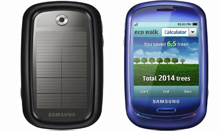 Samsung lanza el primer celular que se recarga con energí­a solar