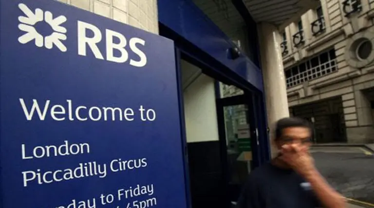 Royal Bank of Scotland sufrió la mayor caí­da en la historia de Gran Bretaña