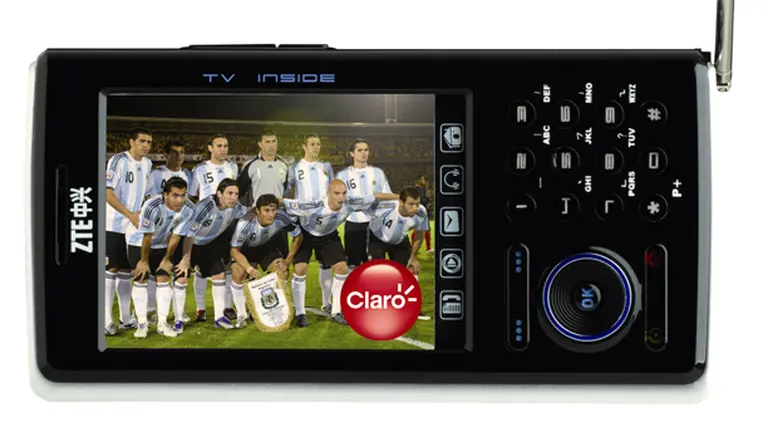 Claro trae el primer teléfono celular con TV abierta