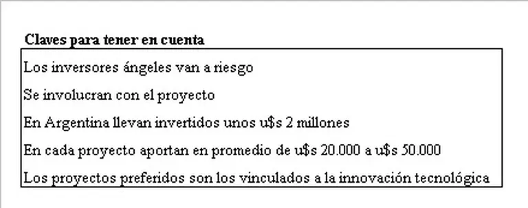Si tiene un buen proyecto y necesita dinero, busque ayuda en un "ángel inversor"