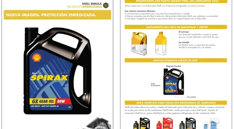 Shell rediseña dos marcas dentro de la lí­nea lubricantes
