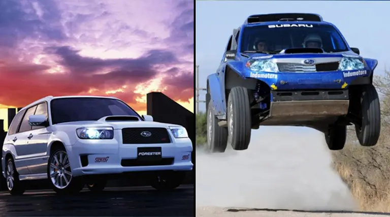 De bella a bestia: la Subaru Forester se transforma para el Dakar