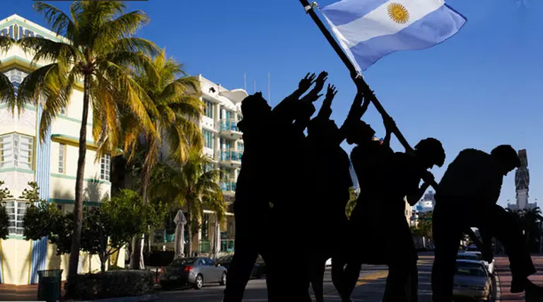 Atraí­dos por la comunidad latina, argentinos "plantan bandera" al sur de la Florida