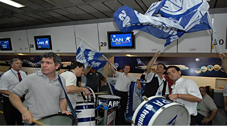 Otro paro sorpresivo de LAN perjudica a cientos de pasajeros