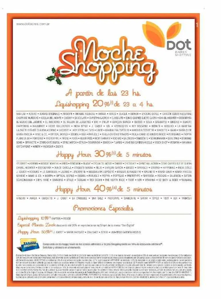 A puro megadescuentos, los shopping explotarán de gente en esta noche del 23