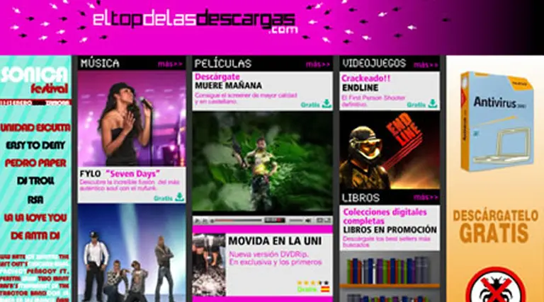 En España podrí­an cerrar los sitios web de descargas ilegales con trámites "breví­simos"