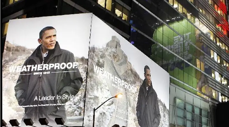 Obama es protagonista de una campaña publicitaria "sin previo aviso"
