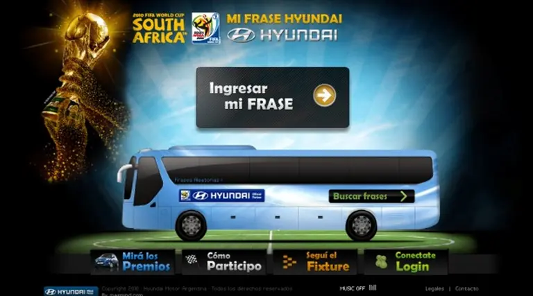 Hyundai busca el slogan para el micro que se utilizará en el Mundial