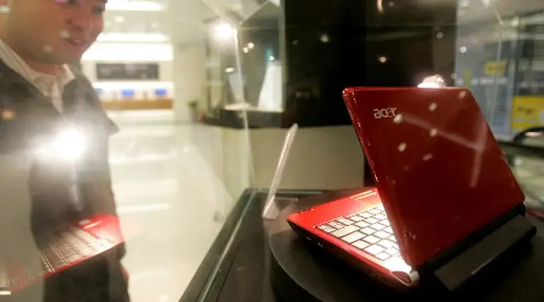 Acer aspira a destronar a HP en el mercado de las computadoras portatiles