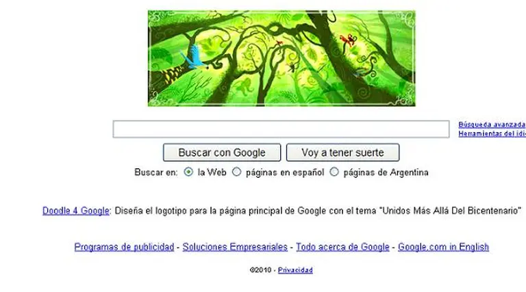 Google se viste de verde para rendir homenaje al Dí­a de la Tierra