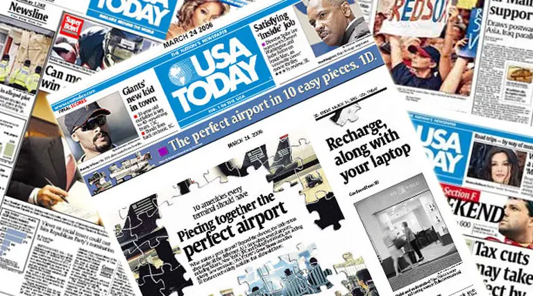Por la fuerte caí­da de ingresos publicitarios, USA Today despedirá a 130 empleados