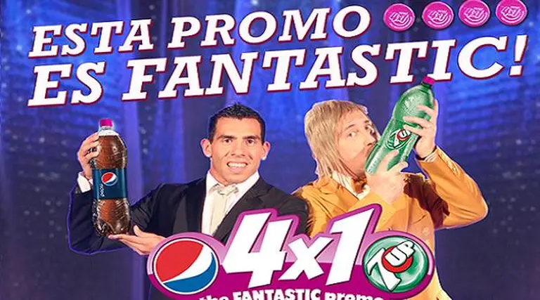 Carlos Tévez protagoniza la nueva campaña para Pepsi y 7Up