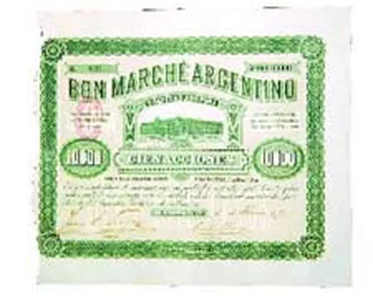 Colecionar acciones y bonos antiguos, también pueden ser negocio