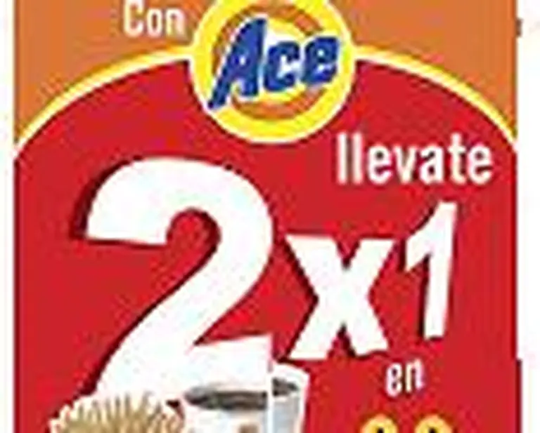 El jabón Ace se suma a los "Combos" de McDonald´s