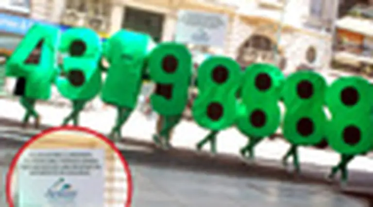 Los numeros en primer plano