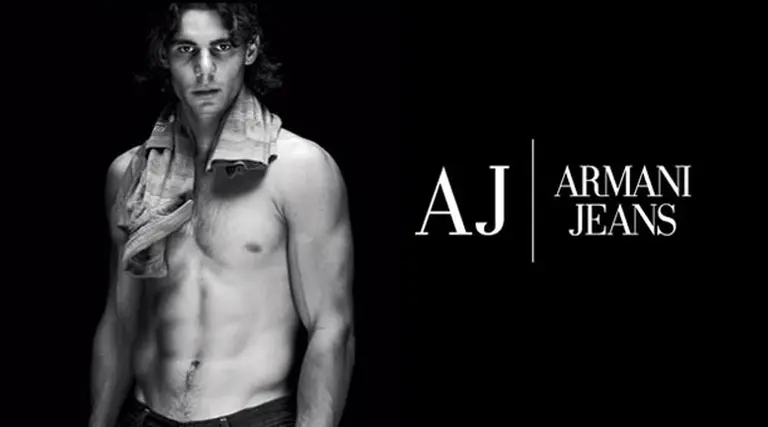 Revelaron las primeras imágenes de Nadal como la nueva cara de Armani