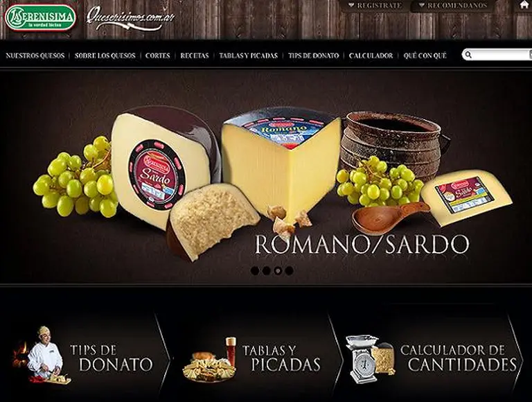 La Serení­sima refuerza la imagen de uno de sus productos con un nuevo sitio