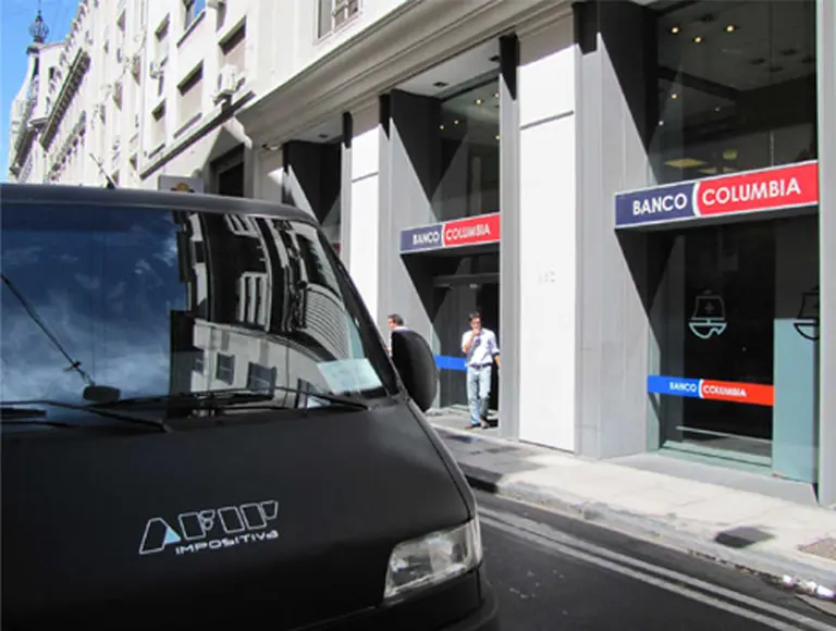 El fisco allanó al Banco Columbia por presunta evasión de $60 millones