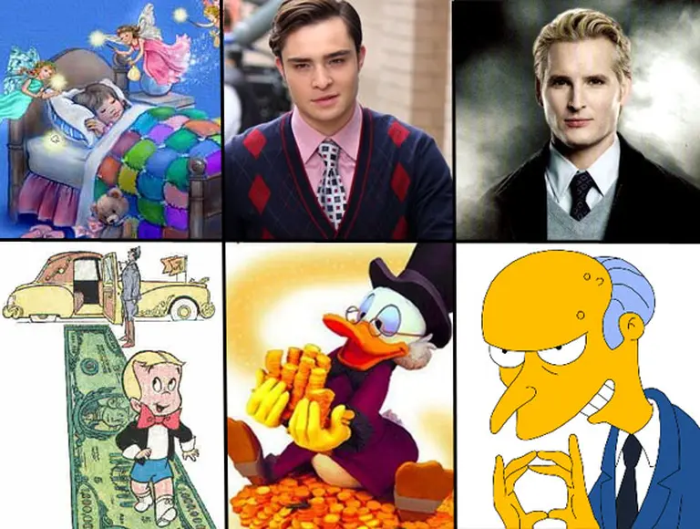 Los multimillonarios de la ficción también tienen su propio "Top 15"