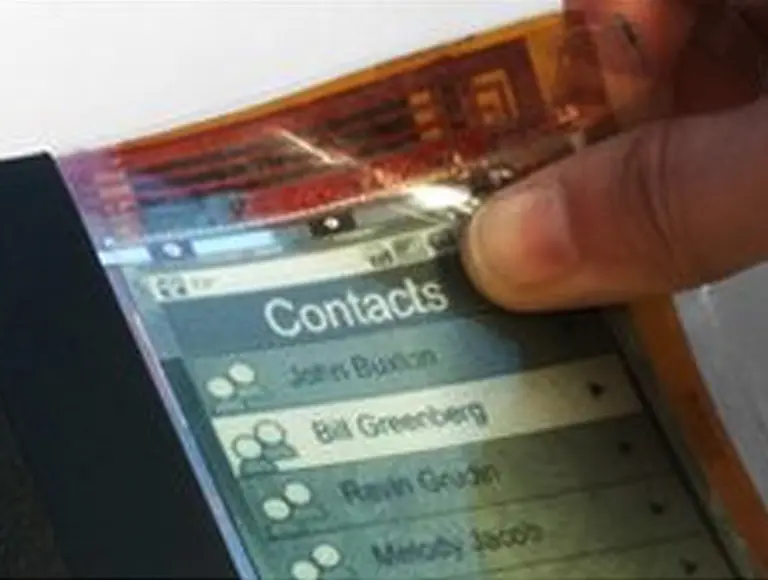 La tecnologí­a no encuentra fronteras: crean el nuevo "celular de papel"