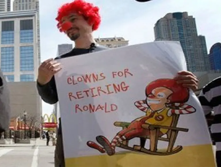 Un payaso en problemas: ponen en la picota al í­cono Ronald McDonald