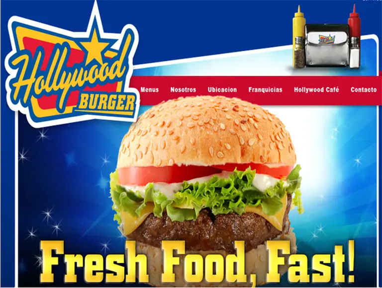 Llega al paí­s Hollywood Burger, un nuevo rival para Burger y McDonald's