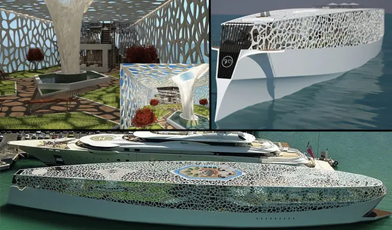 Diseñan el yate más lujoso del mundo