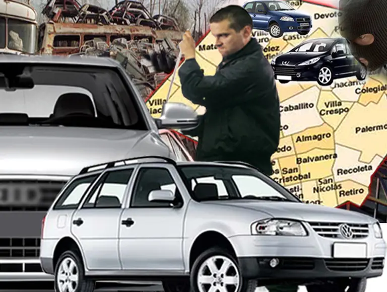 VW Gol, Fiat Uno y Chevrolet Corsa, los modelos más buscados por los ladrones