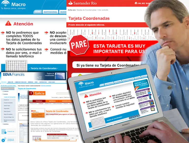 Ahora se impone la "Tarjeta de Coordenadas" para reducir el fraude en operaciones bancarias