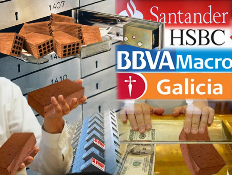 "Fuga al ladrillo": las propiedades reemplazaron al sistema bancario y el metro cuadrado, al dólar