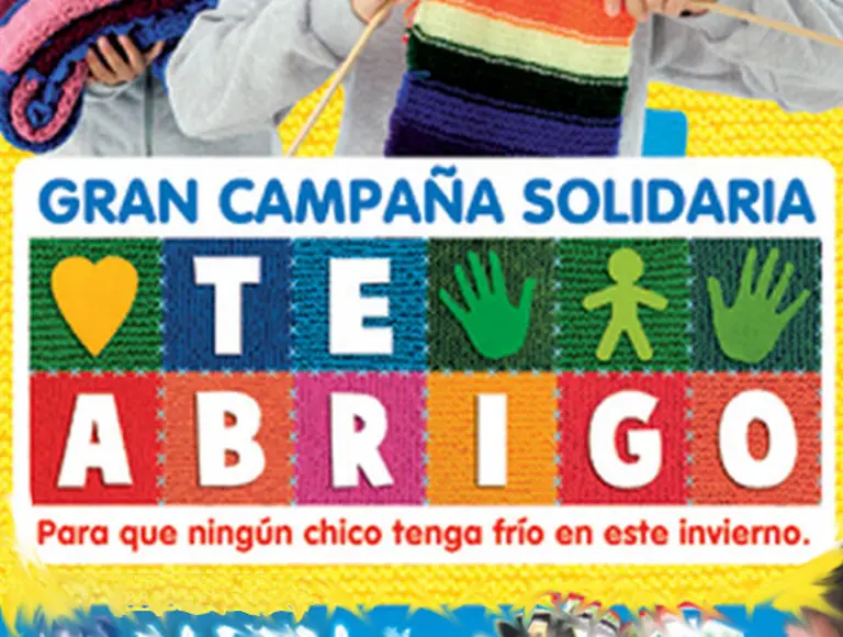 Cierran la campaña Te abrigo con una acción en el shopping DOT