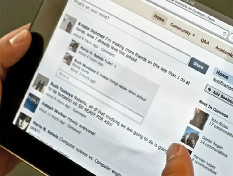 Se filtran imagenes de la aplicación de Facebook para la tableta iPad