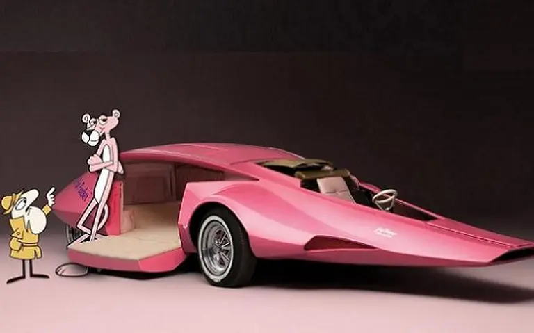 En venta: el auto de la Pantera Rosa busca nuevo dueño