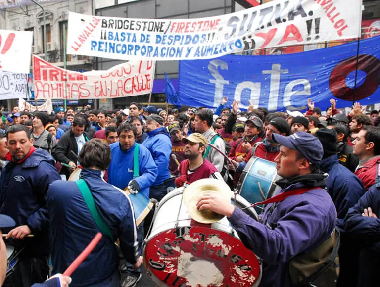 Trabajadores del neumático se movilizarán al Ministerio de Trabajo contra despido en Fate